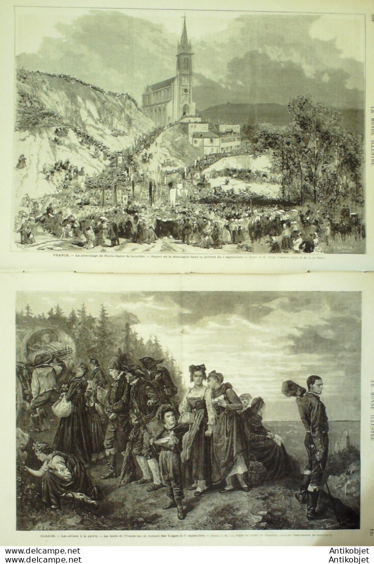 Le Monde Illustré 1872 N°809 Suède Stockholm Oscar II Belgique Gand Bruxelles  - 1850 - 1899