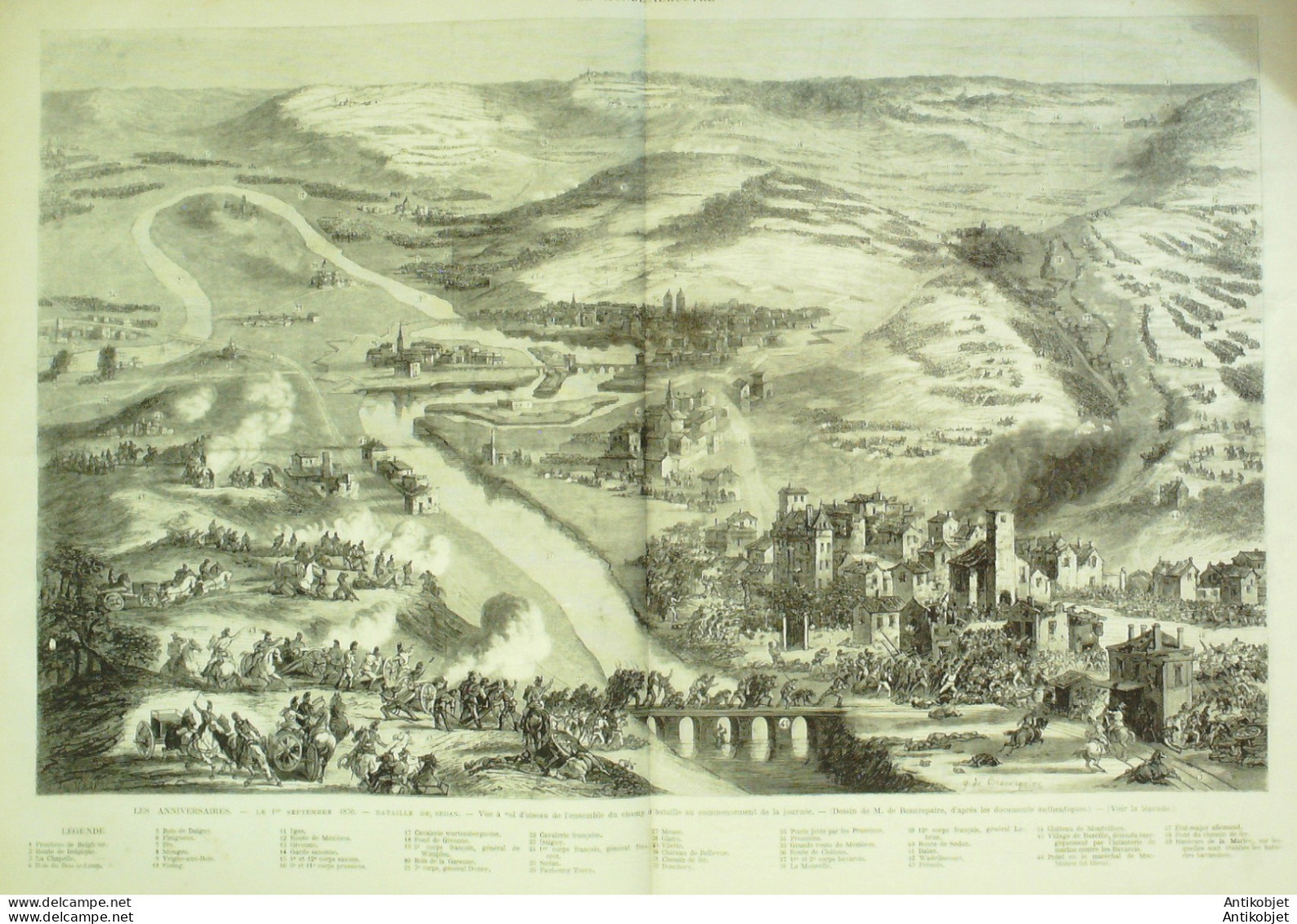 Le Monde Illustré 1872 N°803 Trouville (14) Sedan (08) Irlande Belfast Fonderies D'or - 1850 - 1899