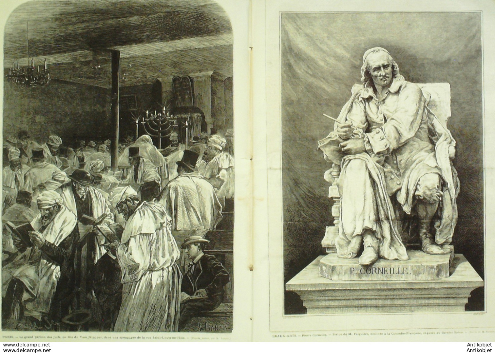 Le Monde Illustré 1872 N°811 Italie Naples Piedigrotta Fête Yom Kippour Suède Stockholm Issoudun (36) - 1850 - 1899