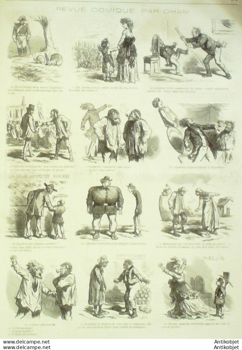 Le Monde illustré 1872 n°813 Cochinchine Annamite Pérou Lima Avignon (84) ST-Benezet