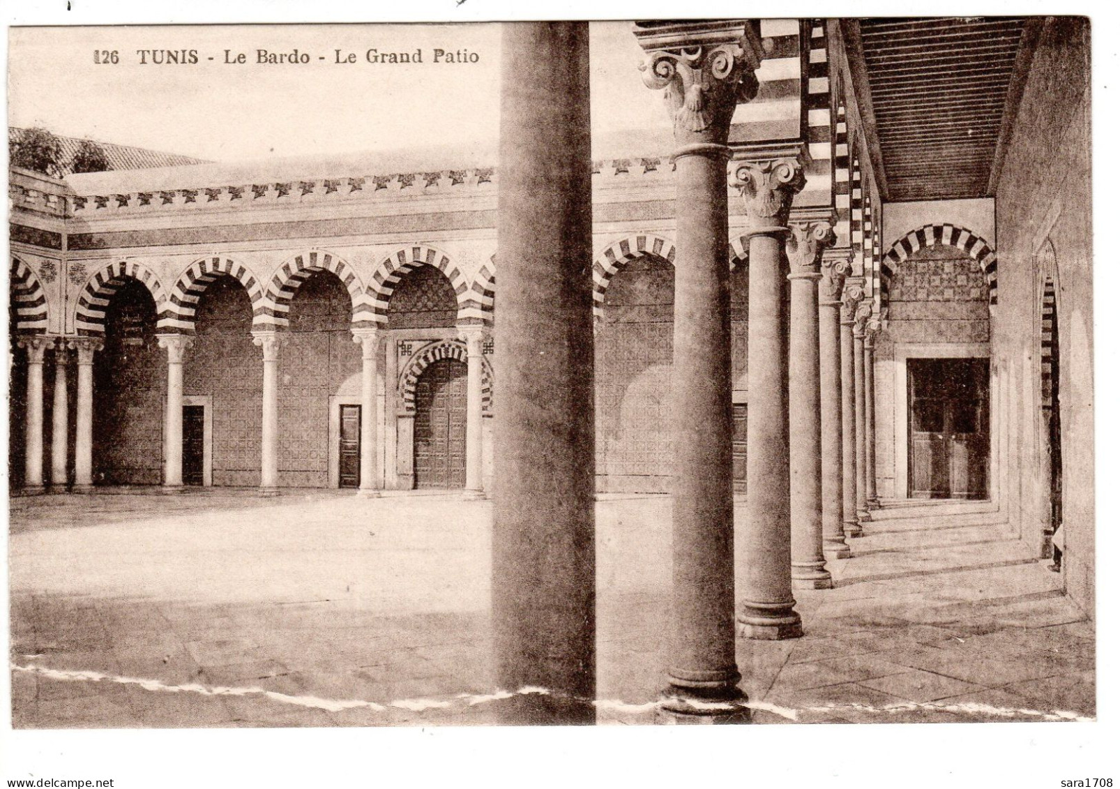 TUNIS, Le Bardo. Le Grand Patio. - Tunesië