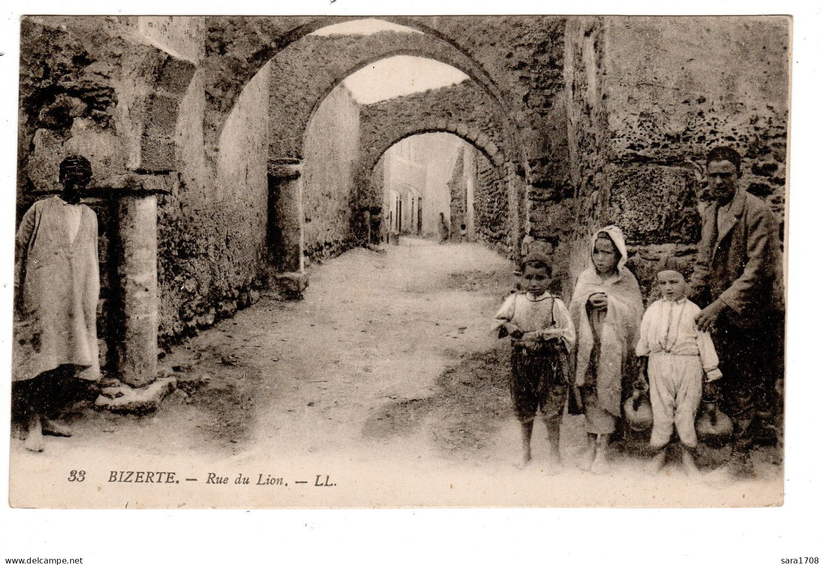 BIZERTE, Rue Du Lion. 2 SCAN. - Tunesië