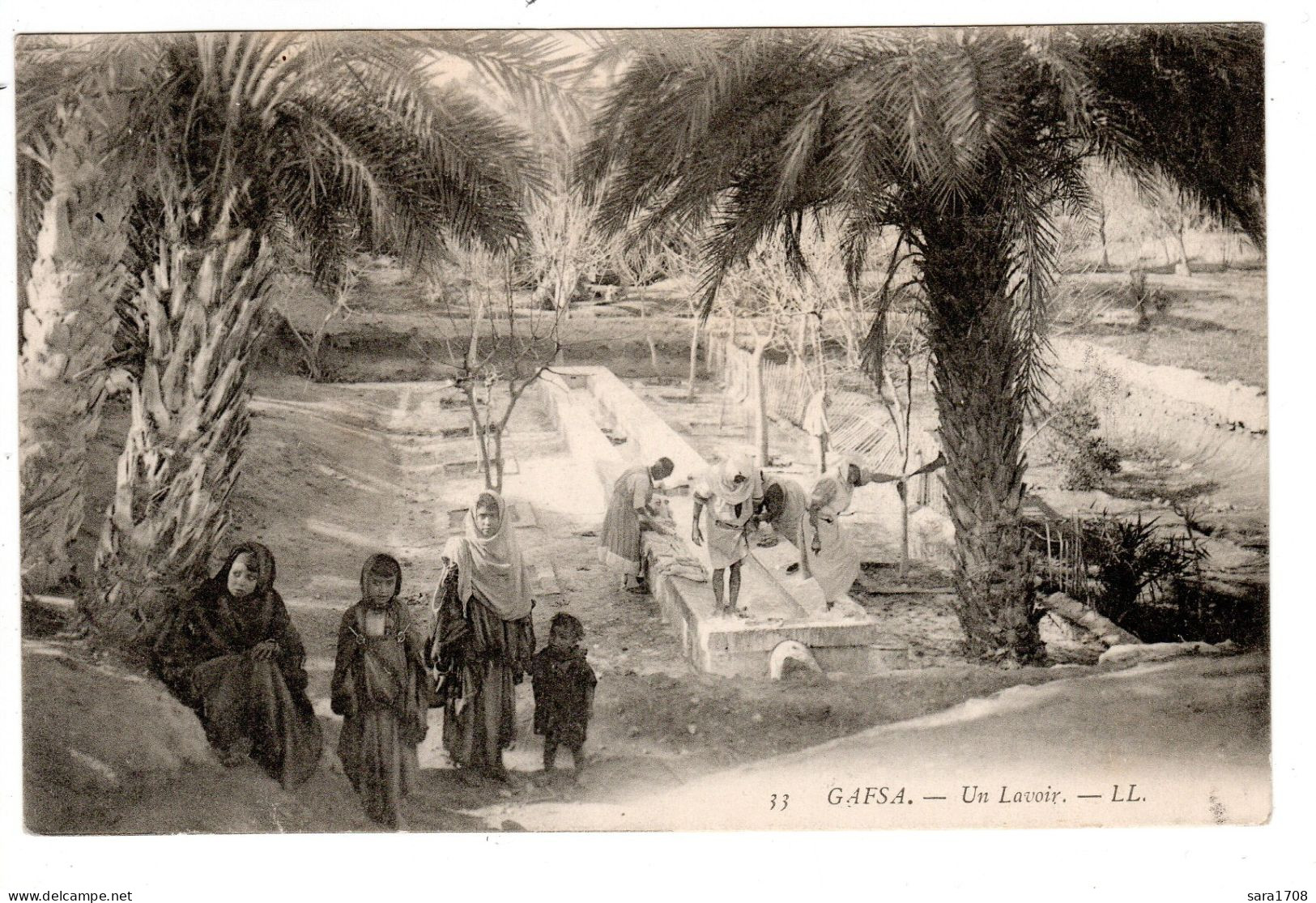 GAFSA, Un Lavoir. 2 SCAN. - Tunesië