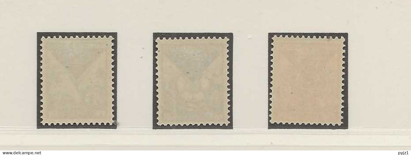 1925 MH/* Nederland NVPH 166-68 - Unused Stamps