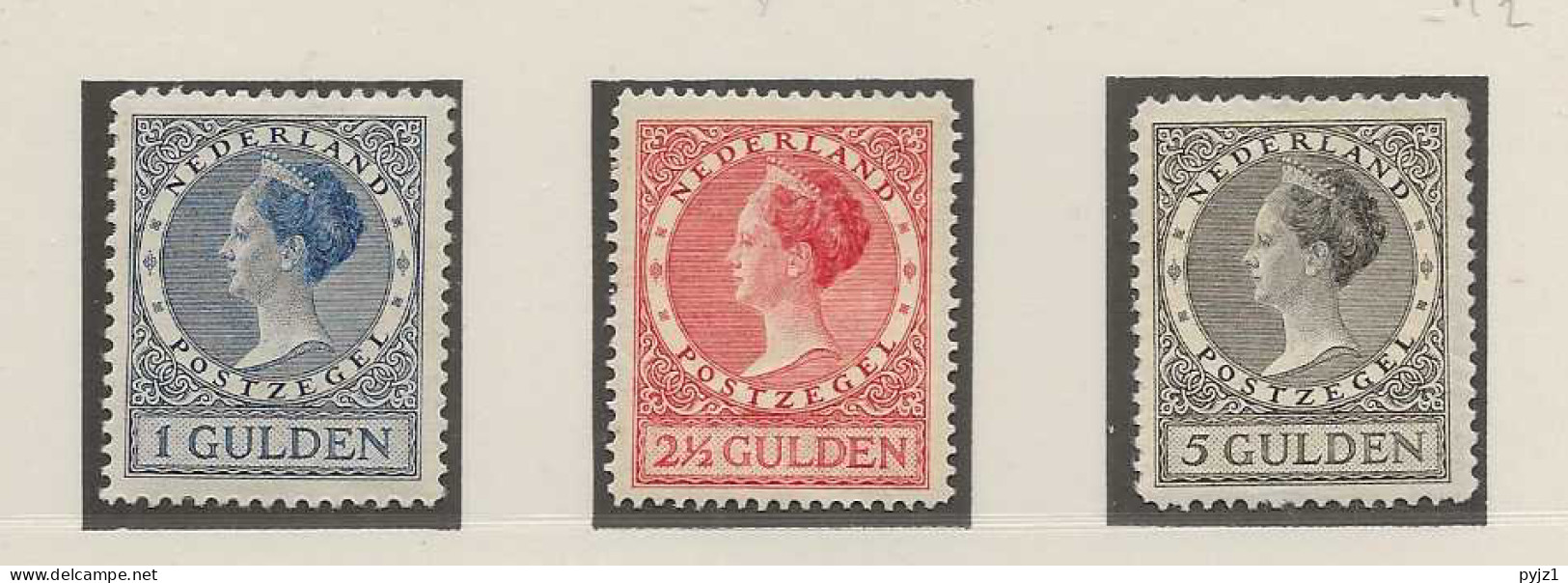 1926 MH/* Nederland NVPH 163-65 - Unused Stamps