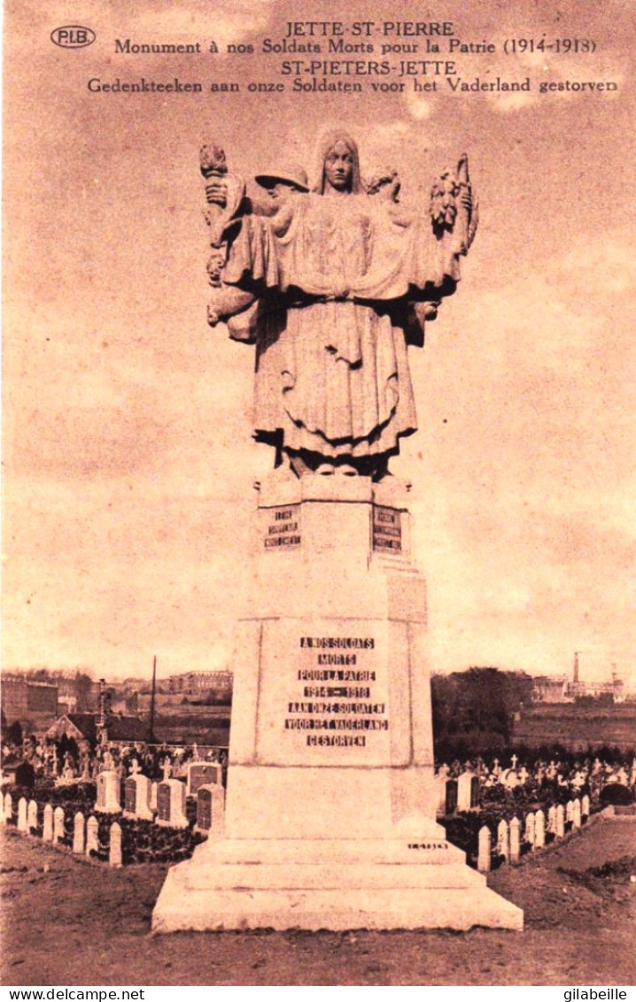 JETTE St PIERRE -  Monument Aux Morts - Guerre 1914 - Jette