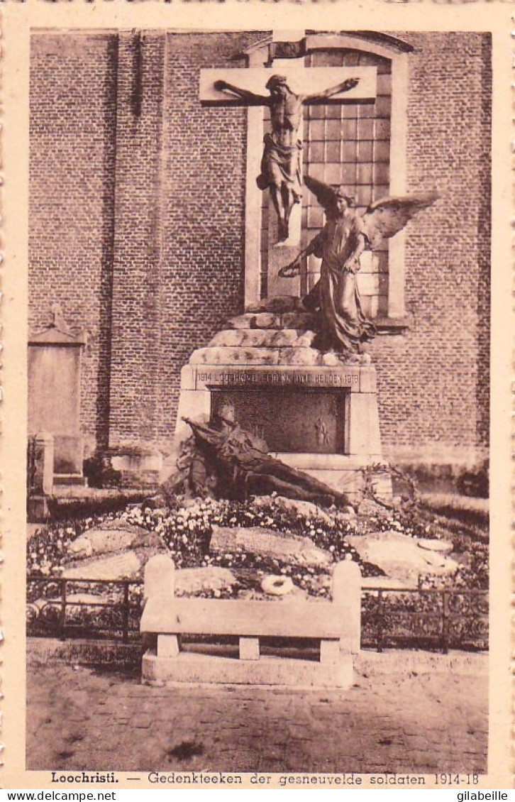 Lochristi -   Loochristy - Gedenkteeken Der Gesneuvelde Soldaten 1914-18 - Lochristi