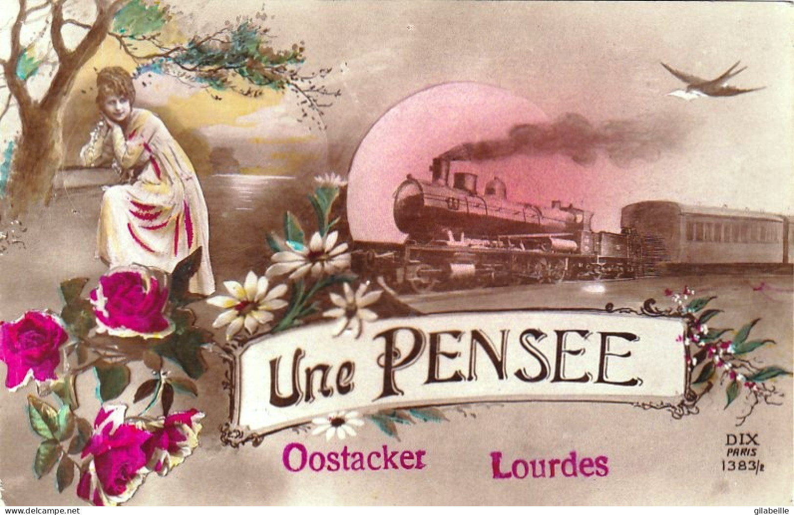 OOSTACKER - LOURDES -  Une Pensée - Gent