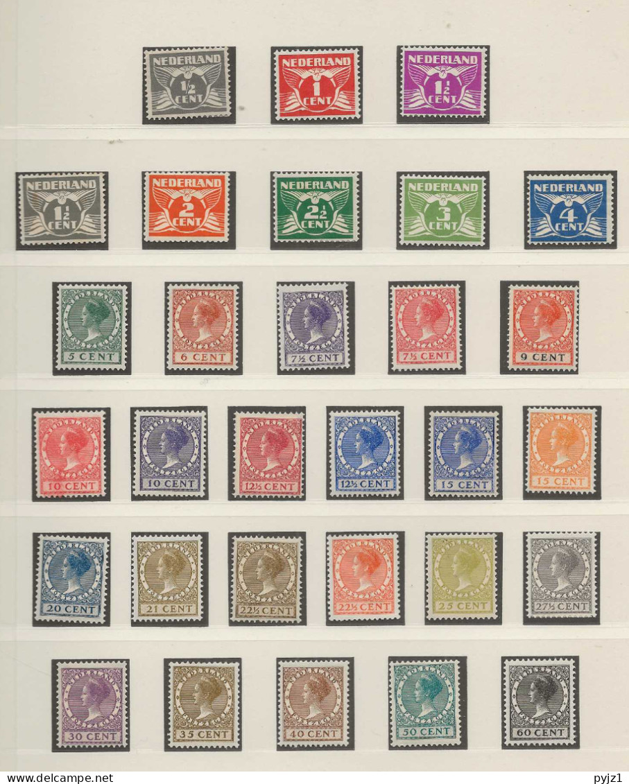 1926 MH/* Nederland NVPH 169-198 Watermark Circles - Nuevos