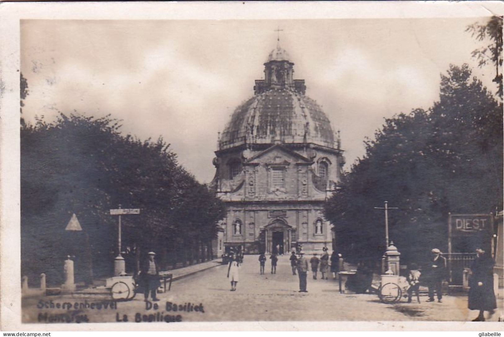 MONTAIGU - ZICHEM -  SCHERPENHEUVEL -  La Basilique - Foto Kaart - Scherpenheuvel-Zichem