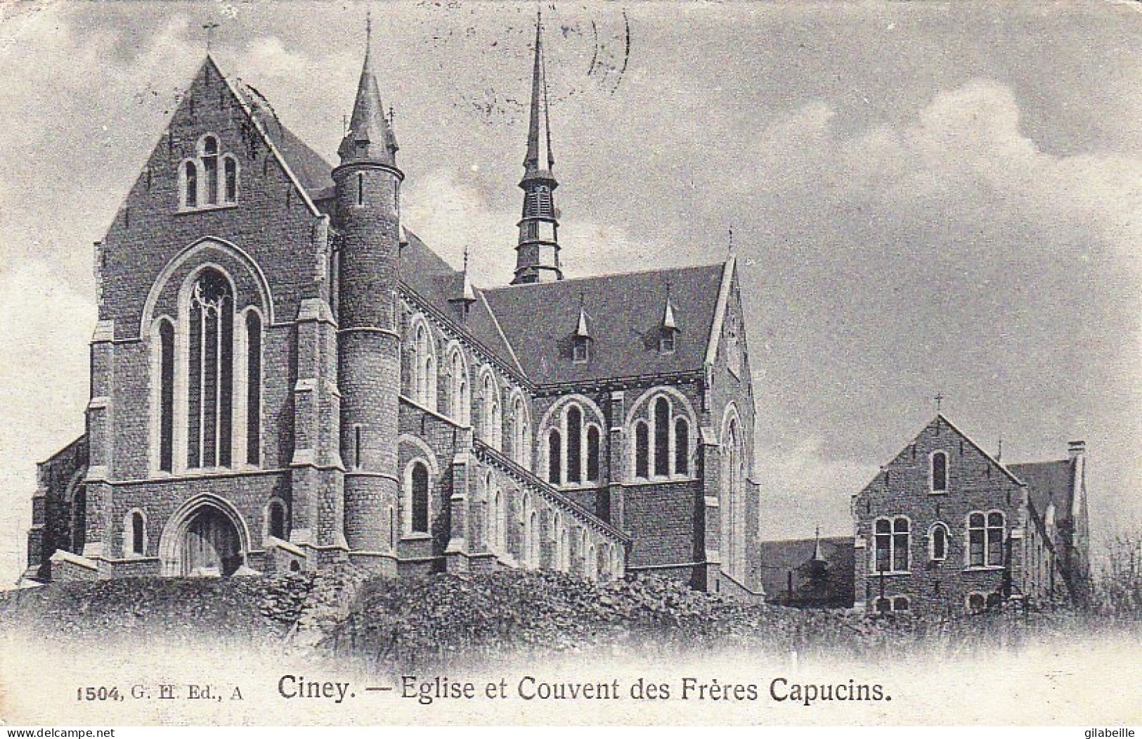 CINEY - L'église Et Couvent Des Freres Capucins - Ciney