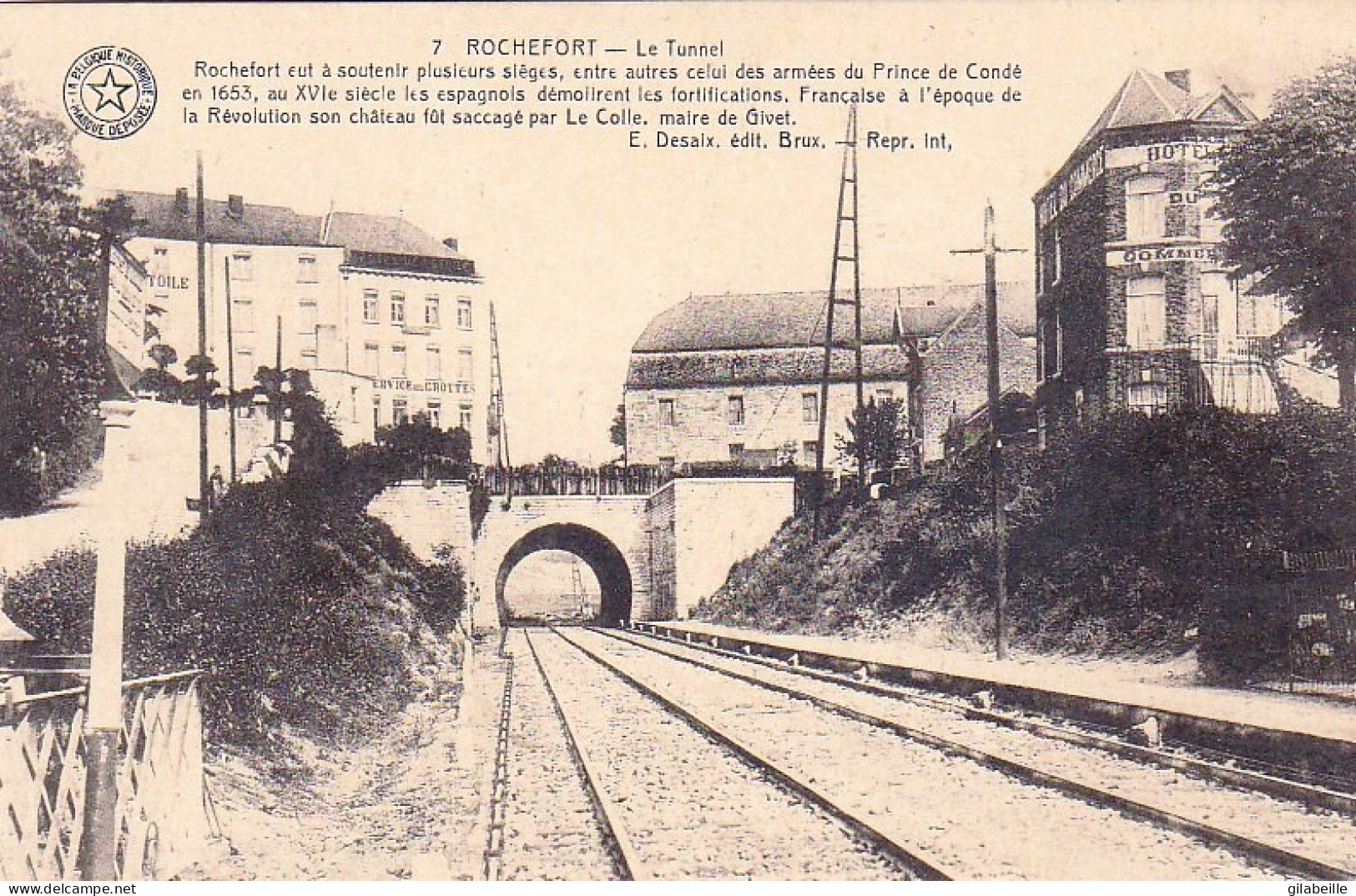 Namur -  ROCHEFORT  - Le Tunnel - Rochefort