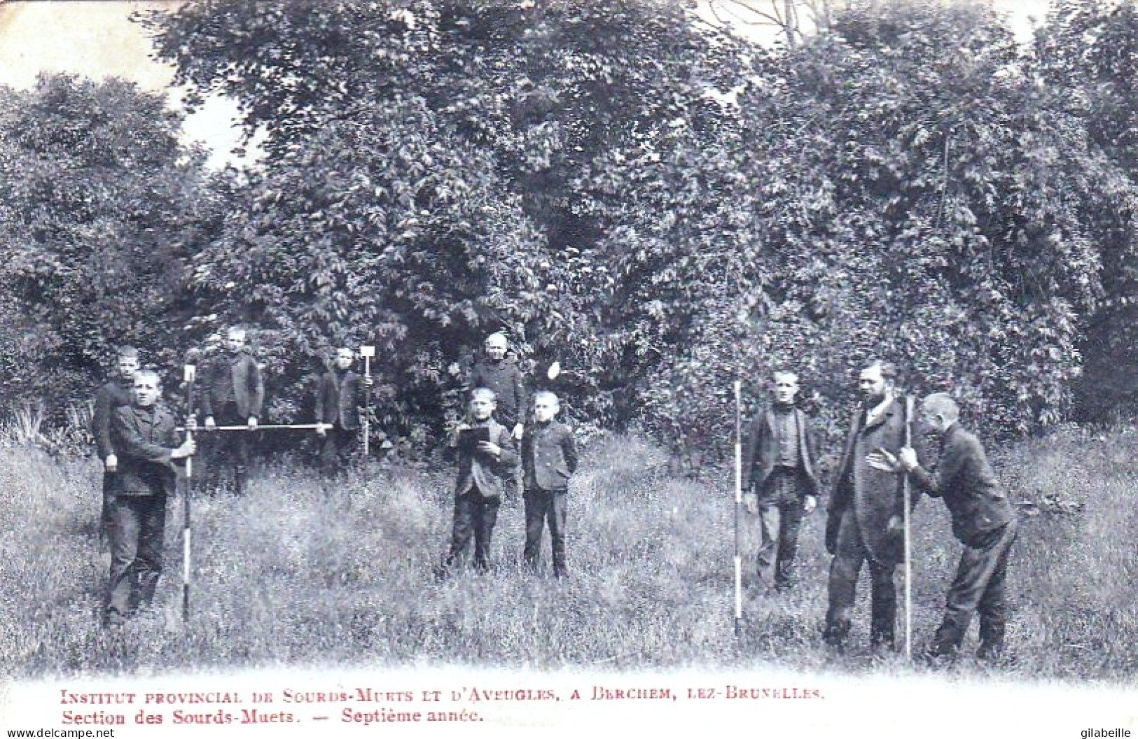 Bruxelles - BERCHEM Ste AGATHE - Institut Pour Sourds,muets,aveugles - Septieme Année - Berchem-Ste-Agathe - St-Agatha-Berchem