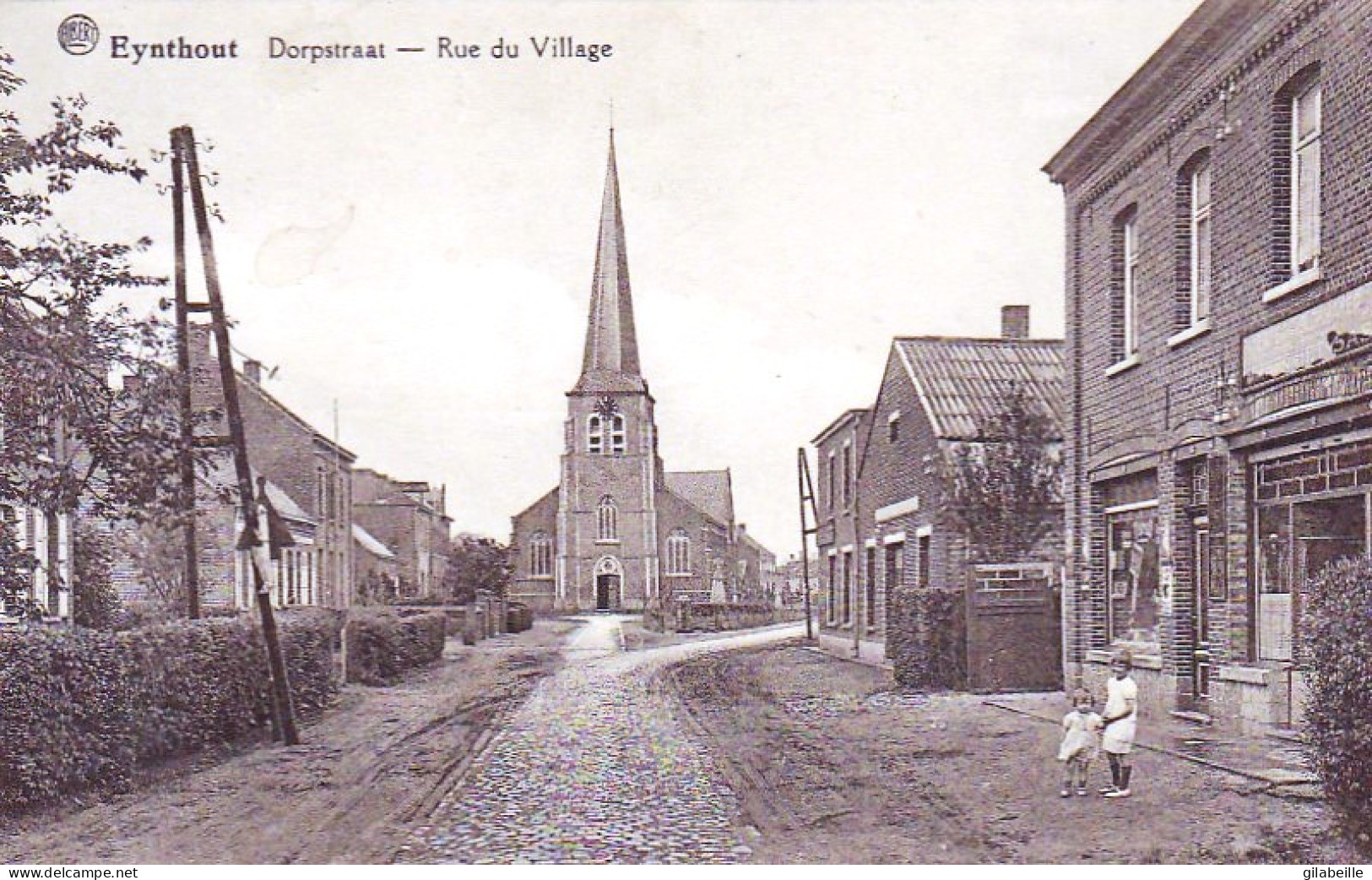 EYNTHOUT - EINHOUT - Rue Du Village - Dorpstraat - Laakdal