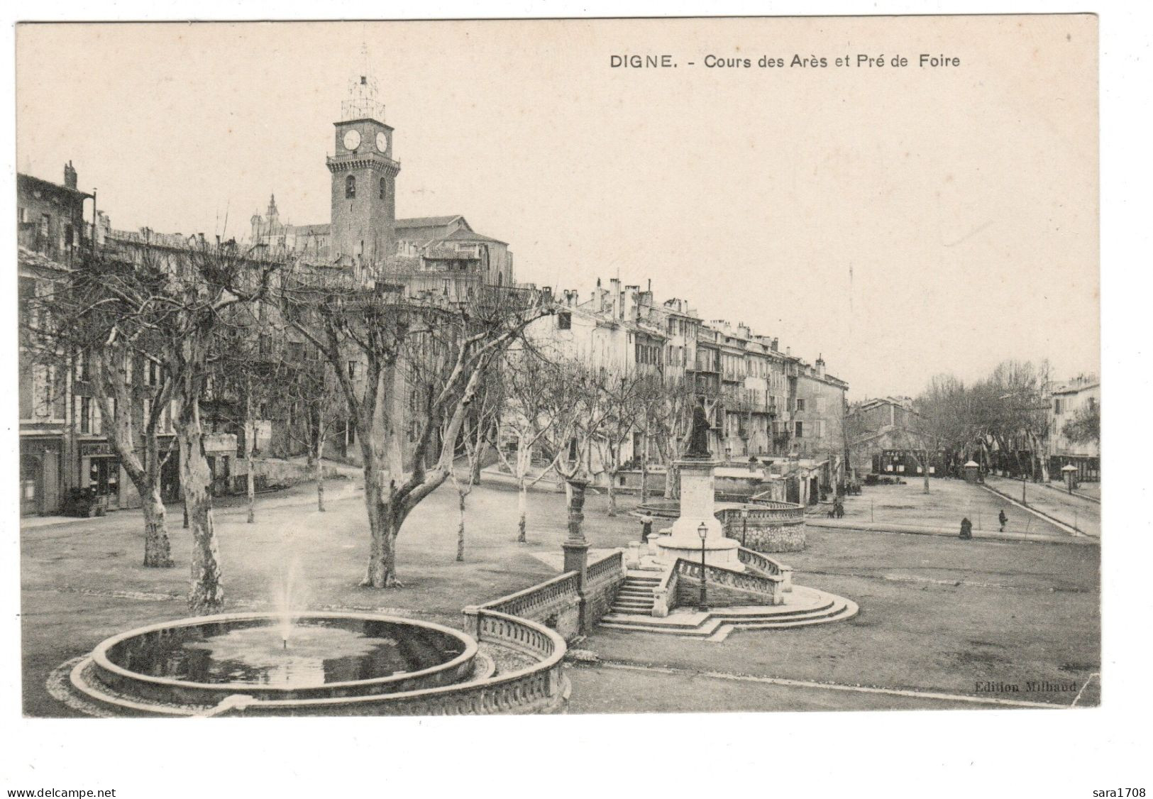 04 DIGNE, Cours Des Arès Et Pré De Foire. - Digne