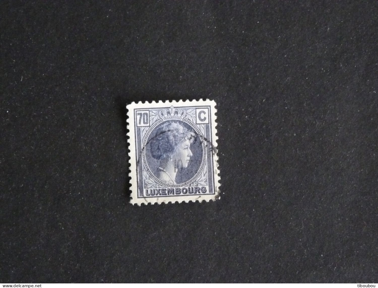 LUXEMBOURG LUXEMBURG YT 249 OBLITERE - GRANDE DUCHESSE CHARLOTTE - 1926-39 Charlotte De Perfíl Derecho