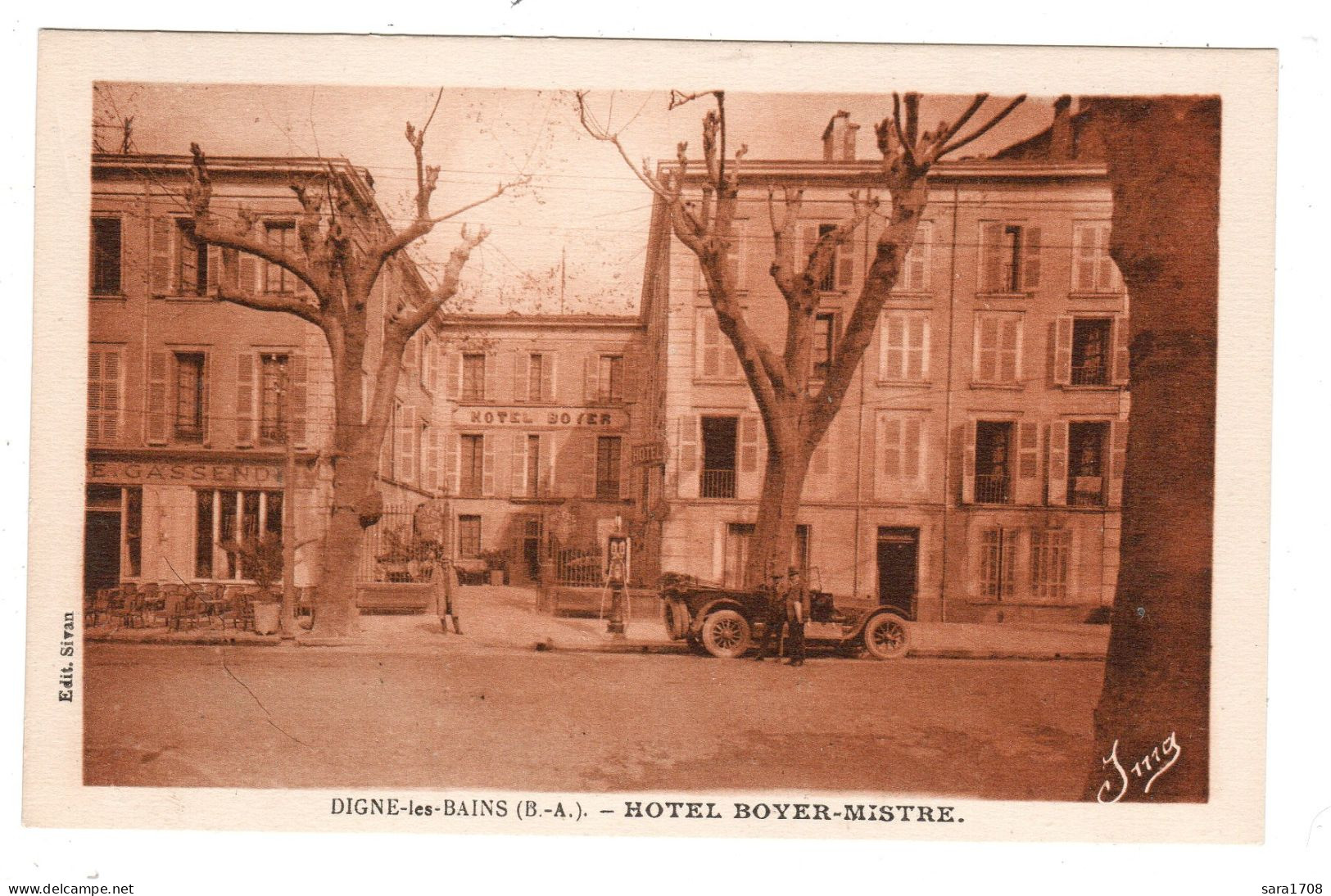 04 DIGNE, HOTEL BOYER-MISTRE. - Digne