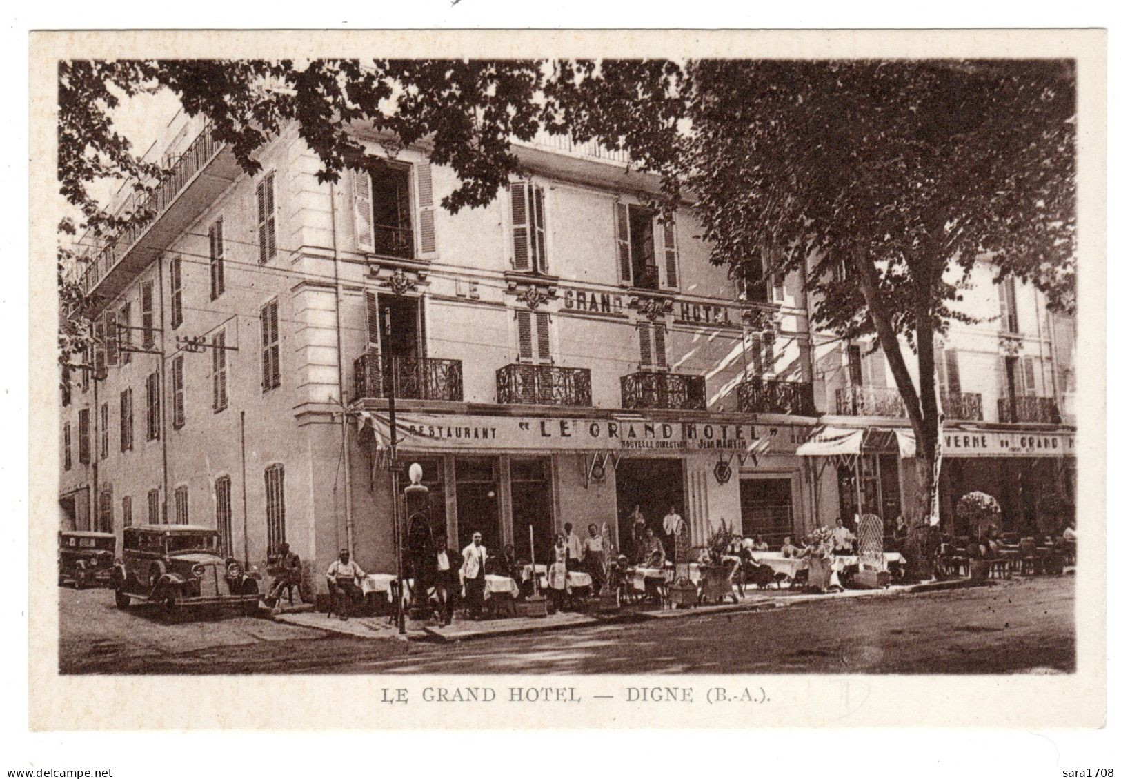 04 DIGNE, Le GRAND HÔTEL. - Digne