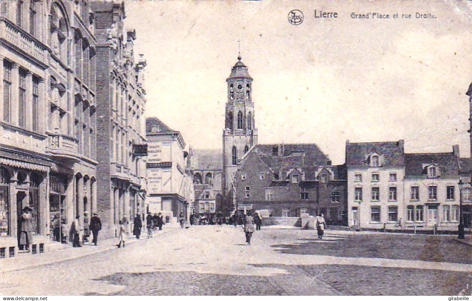 Anvers - LIER - LIERRE  - Grand Place Et Rue Droite - Lier