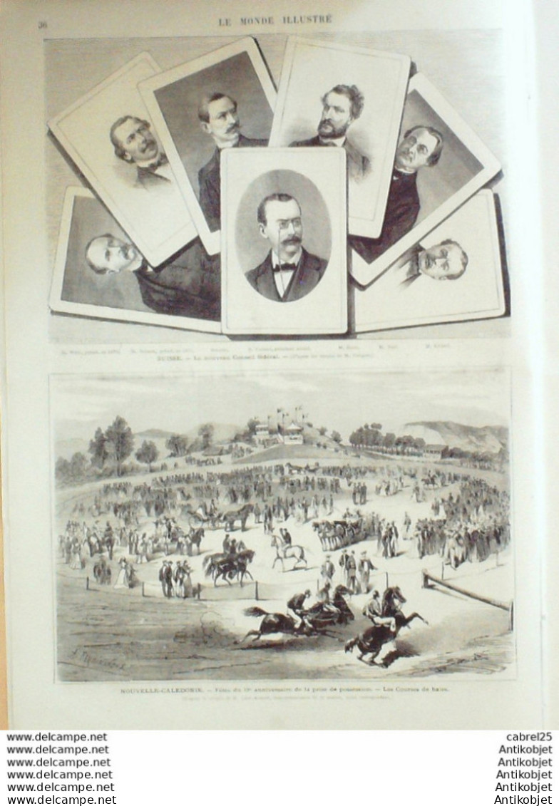 Le Monde Illustré 1873 N°823 Angleterre Chilehurst Cambden Nouvelle Calédonie Noumea La Danée Jérusalem  - 1850 - 1899