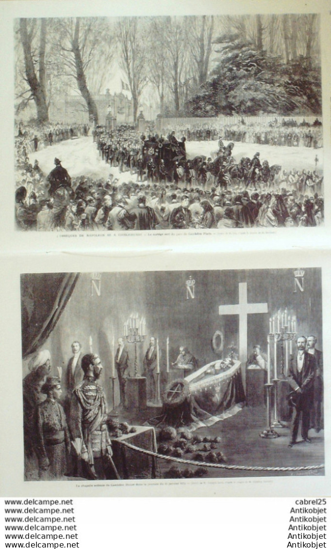 Le Monde Illustré 1873 N°824 Angleterre Chislehurs Cambden Napoleon III Chambord (41) - 1850 - 1899