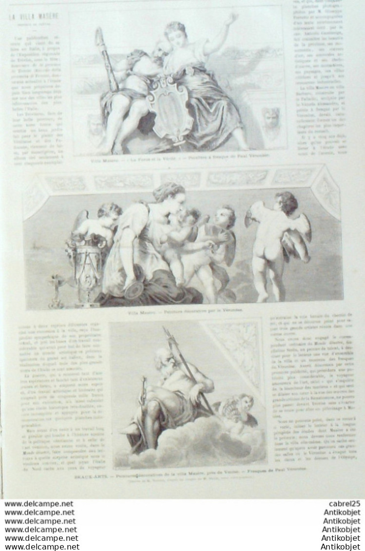 Le Monde Illustré 1873 N°826 Viet-Nam Saigon Baria Gocong Calédonie Ile Ducos Camp Italie Trevise  - 1850 - 1899