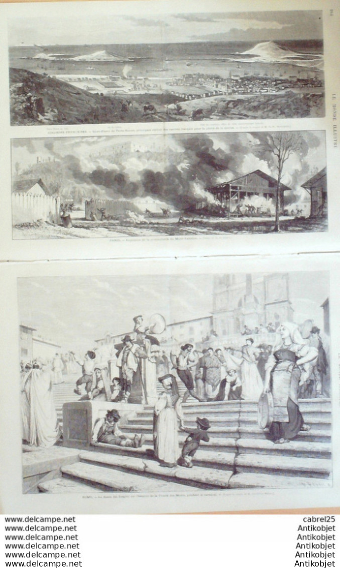 Le Monde Illustré 1873 N°831 Pays-Bas La Haye Nice Italie Rome Del Sospiro Turquie Smyrne Autriche Vienne - 1850 - 1899