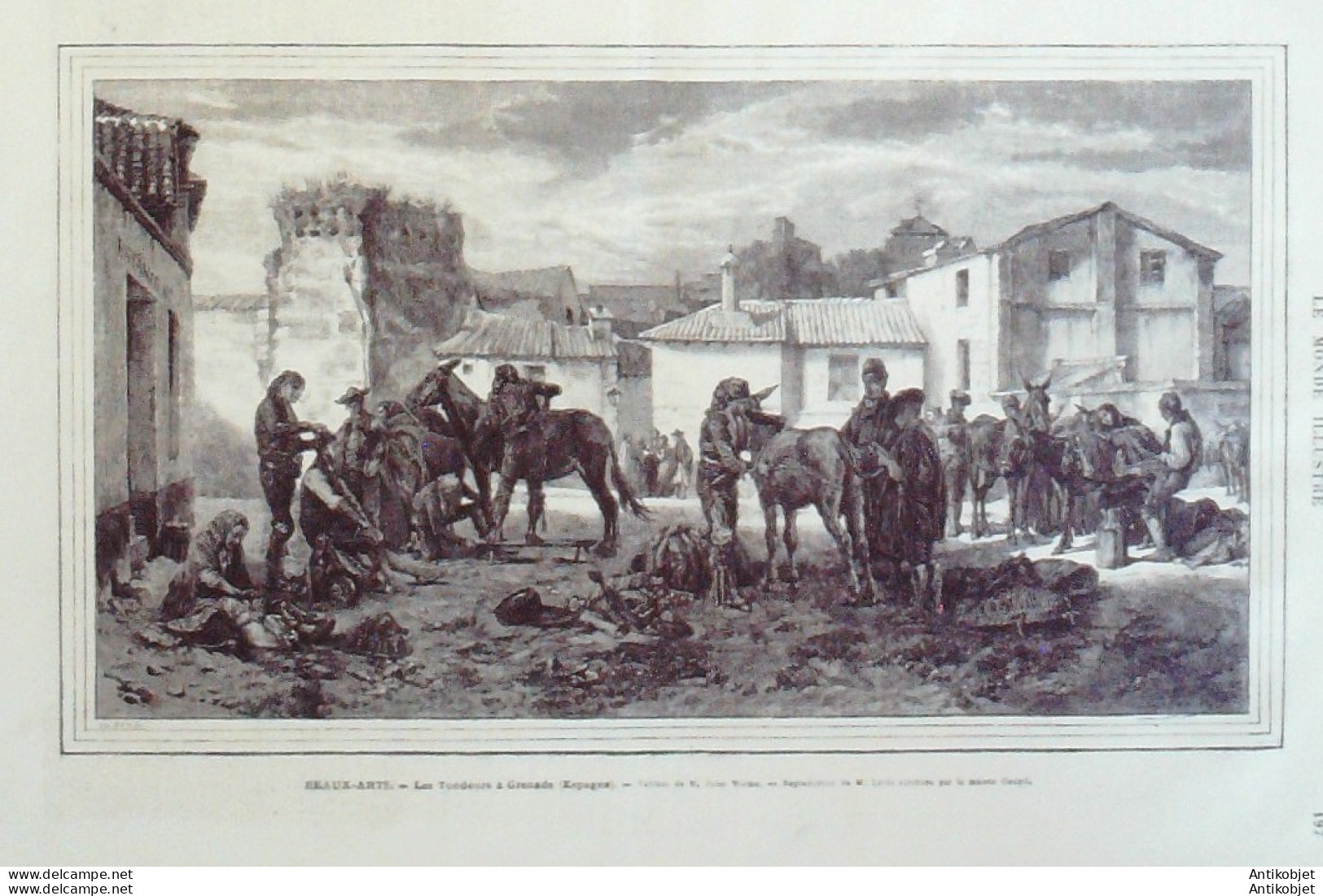 Le Monde Illustré 1873 N°833 Verdun (55) Espagne Grenade Madrid Autriche Vienne Fontainebleau (77) - 1850 - 1899