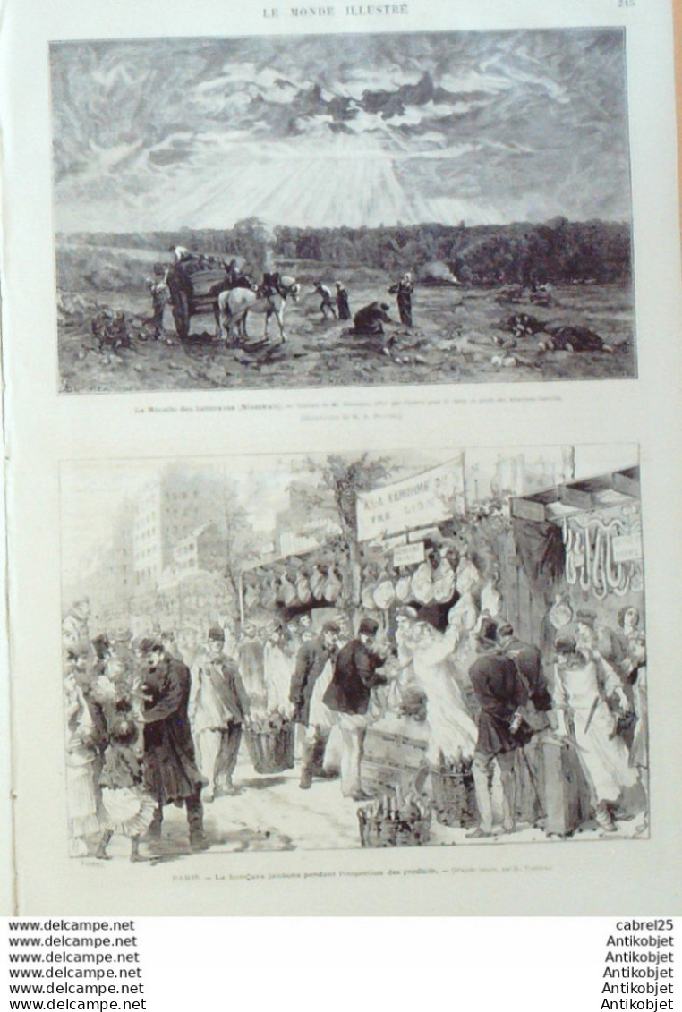 Le Monde Illustré 1873 N°836 Algérie Oran Pain D'epices Espagne Puycerda Autriche Vienne - 1850 - 1899