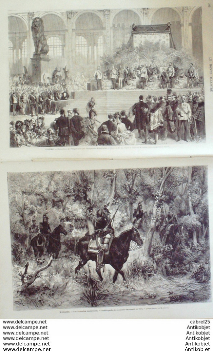 Le Monde Illustré 1873 N°840 Espagne Tolède Gretna Green Autriche Vienne - 1850 - 1899