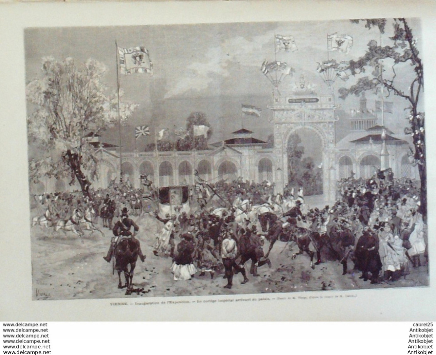 Le Monde Illustré 1873 N°840 Espagne Tolède Gretna Green Autriche Vienne - 1850 - 1899