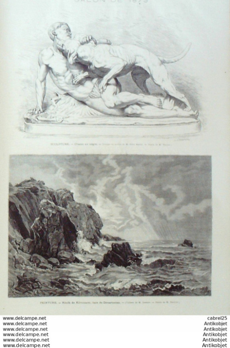 Le Monde Illustré 1873 N°841 Autriche Vienne Algérie Constantine Douarnenez (29) Gray (70) Rochefort (17) - 1850 - 1899