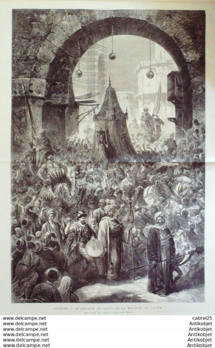 Le Monde Illustré 1873 N°843 Chine Xien Kang Espagne Mataro Egypte Caire Autriche Vienne Pays Bas La Haye Marseille (13) - 1850 - 1899
