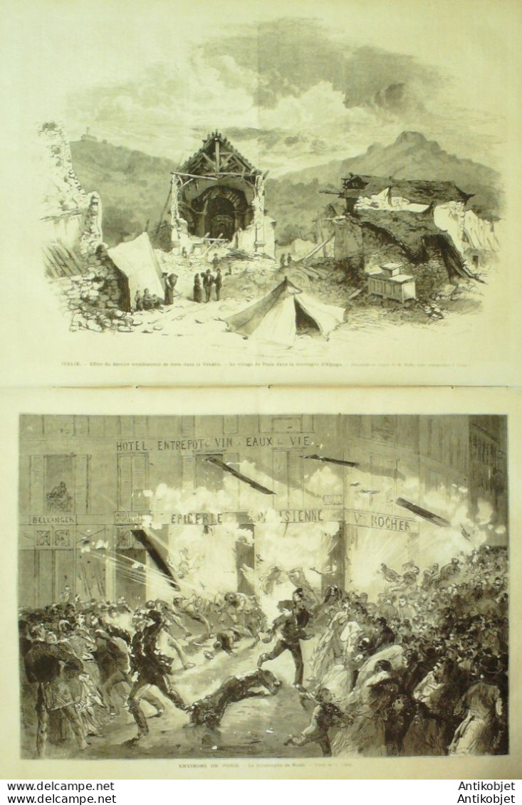 Le Monde Illustré 1873 N°851 Belfort (90) Pays-Bas Dalft Italie Alpago Puos Rueil Malmaison (92) Roumanie Ruginosa - 1850 - 1899