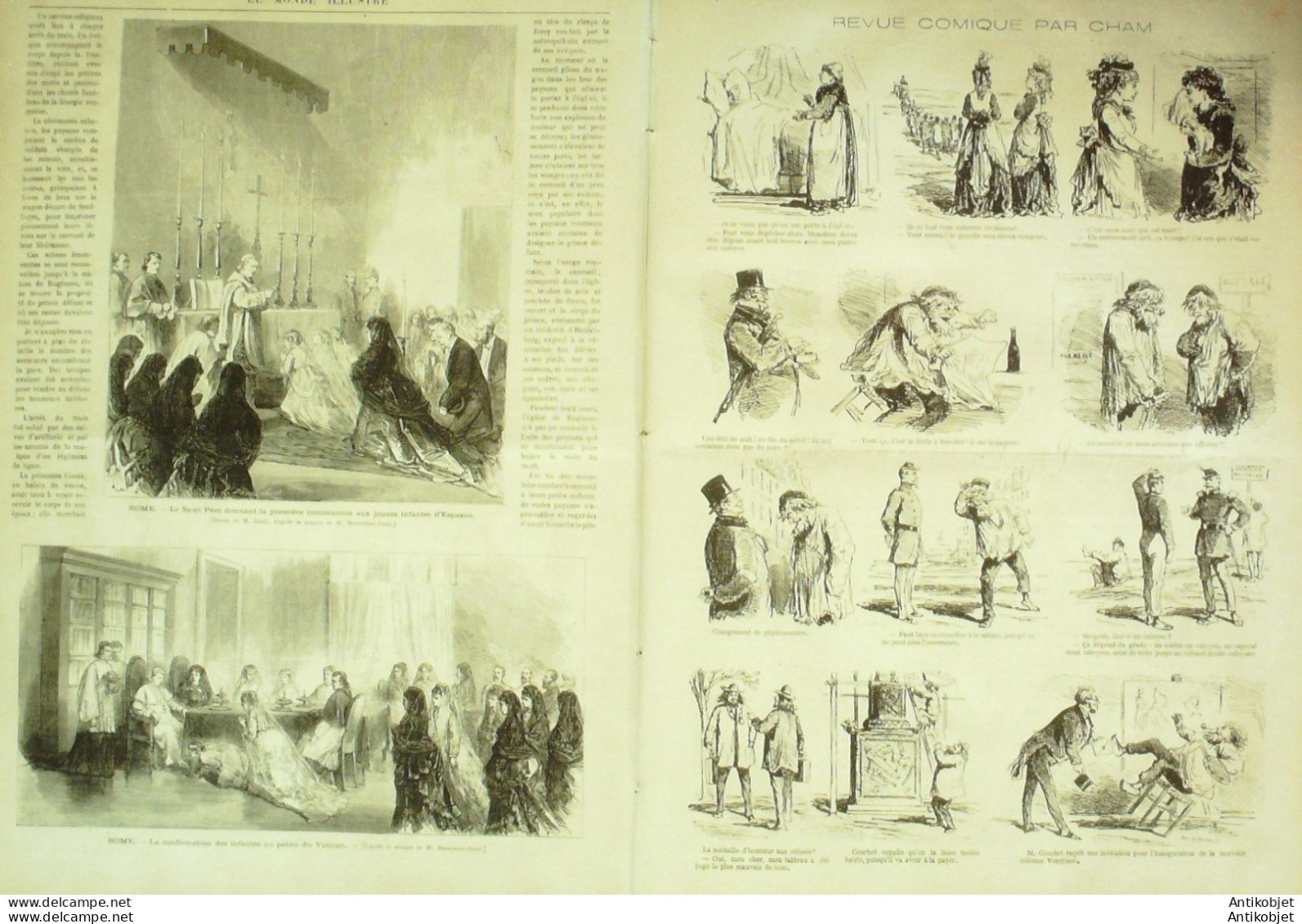 Le Monde Illustré 1873 N°851 Belfort (90) Pays-Bas Dalft Italie Alpago Puos Rueil Malmaison (92) Roumanie Ruginosa - 1850 - 1899