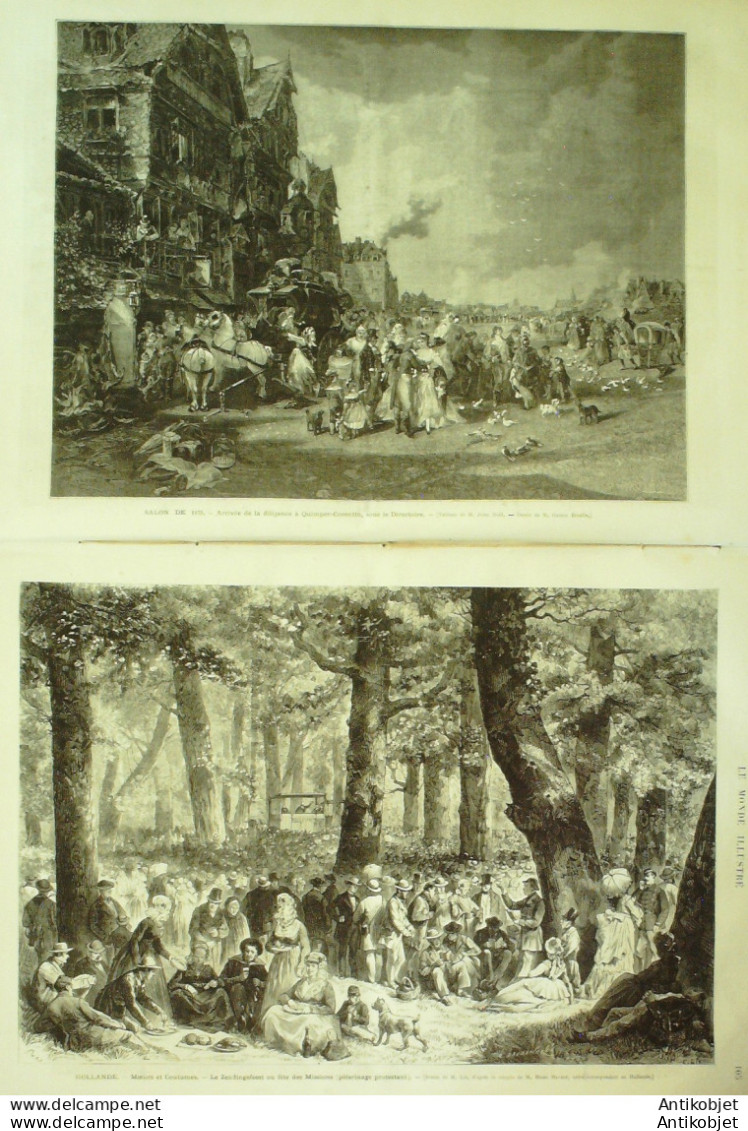 Le Monde Illustré 1873 N°853 Nancy (54) Autriche Frohsdorff Quimper-Corentin (29) Italie Conegliano Chartres (28) - 1850 - 1899