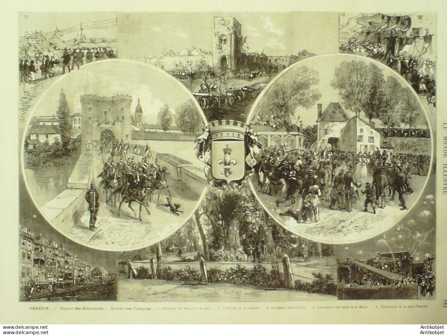 Le Monde Illustré 1873 N°858 Verdun (55) Tibet Himalaya Kinchin-Junga Autriche Vienne - 1850 - 1899