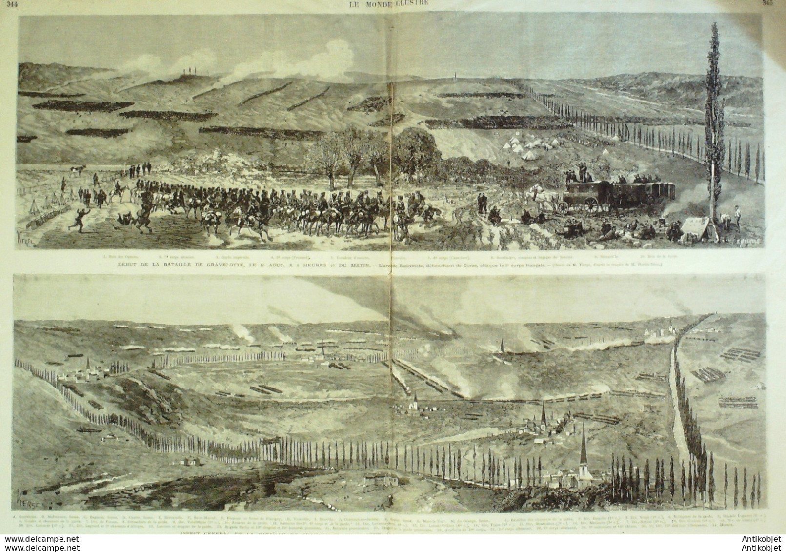 Le Monde Illustré 1873 N°868 Jeanne D'Arc Gravelotte (57) Espagne Carlistes & Républicains - 1850 - 1899