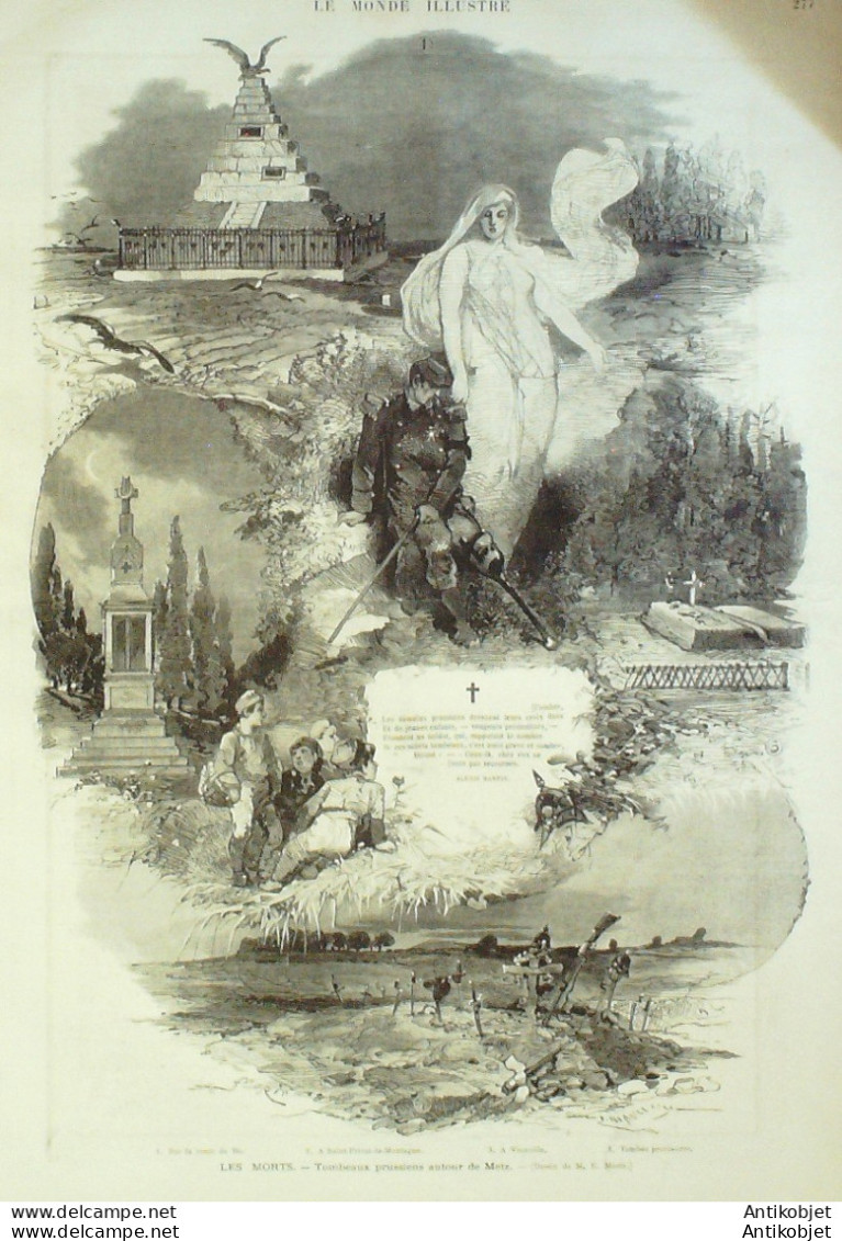 Le Monde Illustré 1873 N°864 Metz Borny (57) Espagne Cartagène Pays-Bas Alkmaar - 1850 - 1899