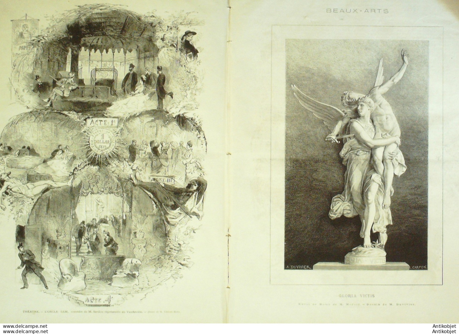 Le Monde Illustré 1873 N°866 Gravelotte(57) Molsheim (67) Parc Montsouris Travaux De Vanne - 1850 - 1899