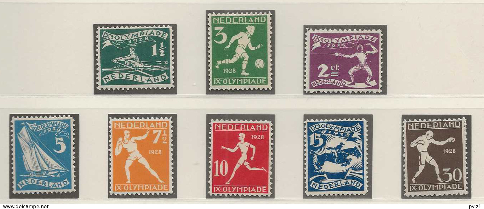 1928 MH/* Nederland NVPH 212-19 - Nuovi