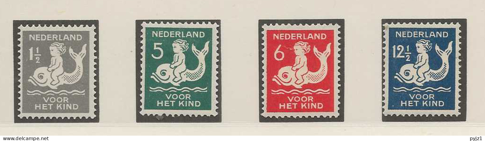 1929 MH/* Netherlands NVPH 225-28 - Neufs