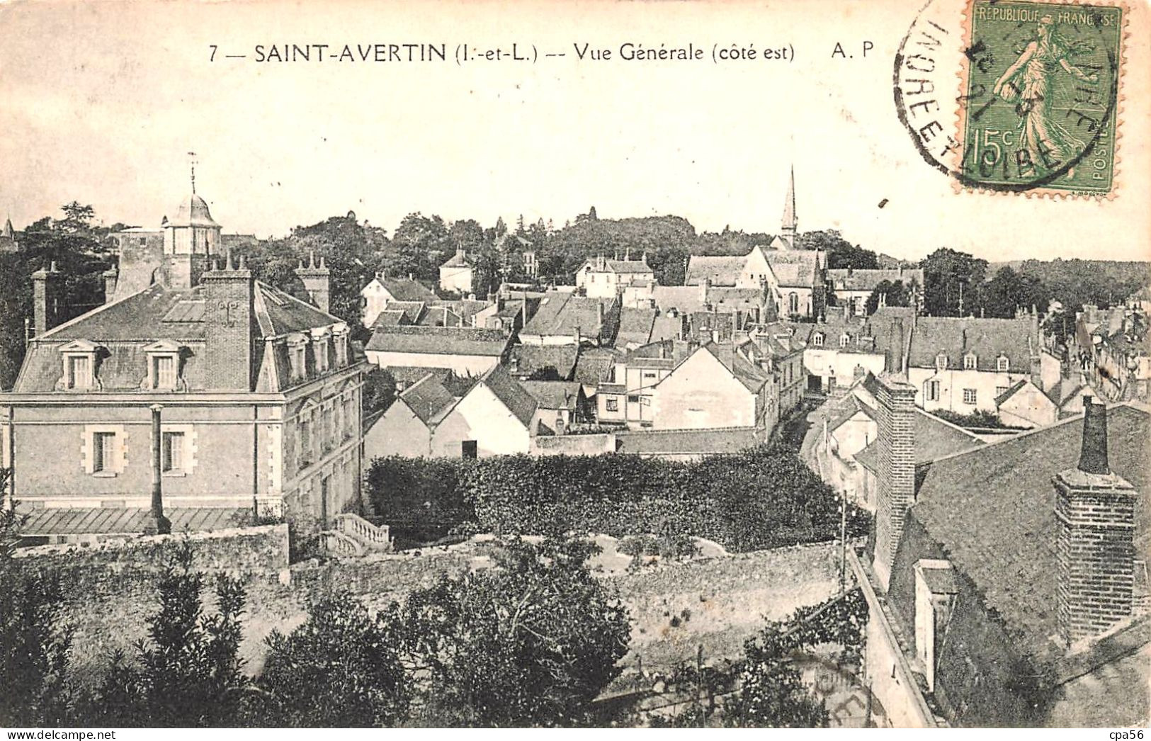 SAINT-AVERTIN - Vue Générale Côté Est - A. Papeghin éd.- VENTE DIRECTE X - Other & Unclassified