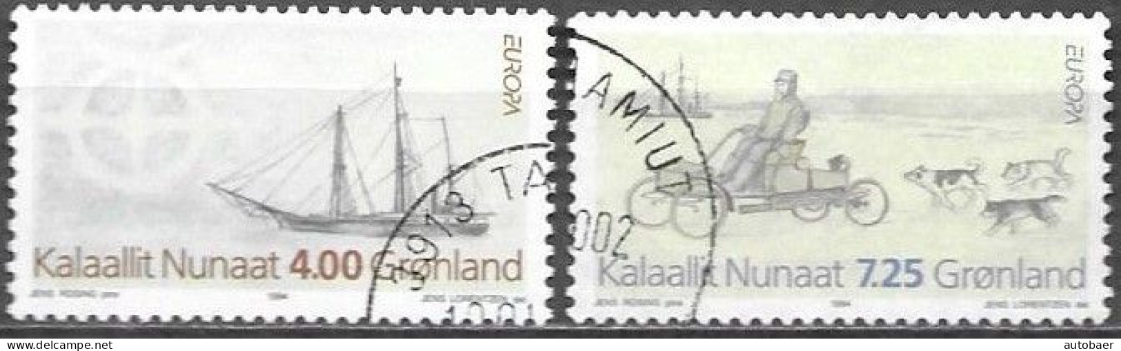 Grönland Greenland Gronland Kalaallit Nunaat 1994 Europa Cept Michel 247-48 Used Obliteré Gestempelt Oo Cancelled - 1994