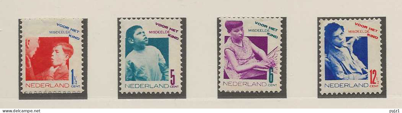 1931 MH/* Netherlands NVPH 240-43 - Ungebraucht