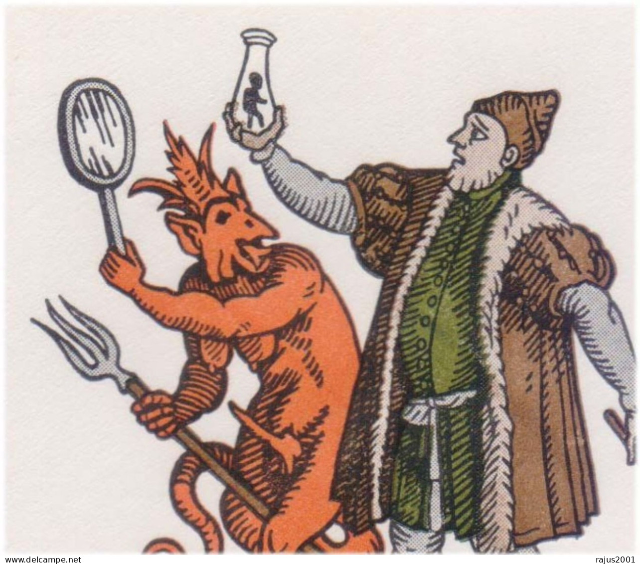 Dr. Johann Faust Itinerant Alchemist Ancient Branch Of Natural Philosophy, Astrologer & Magician, Devil, FDC - Sterrenkunde