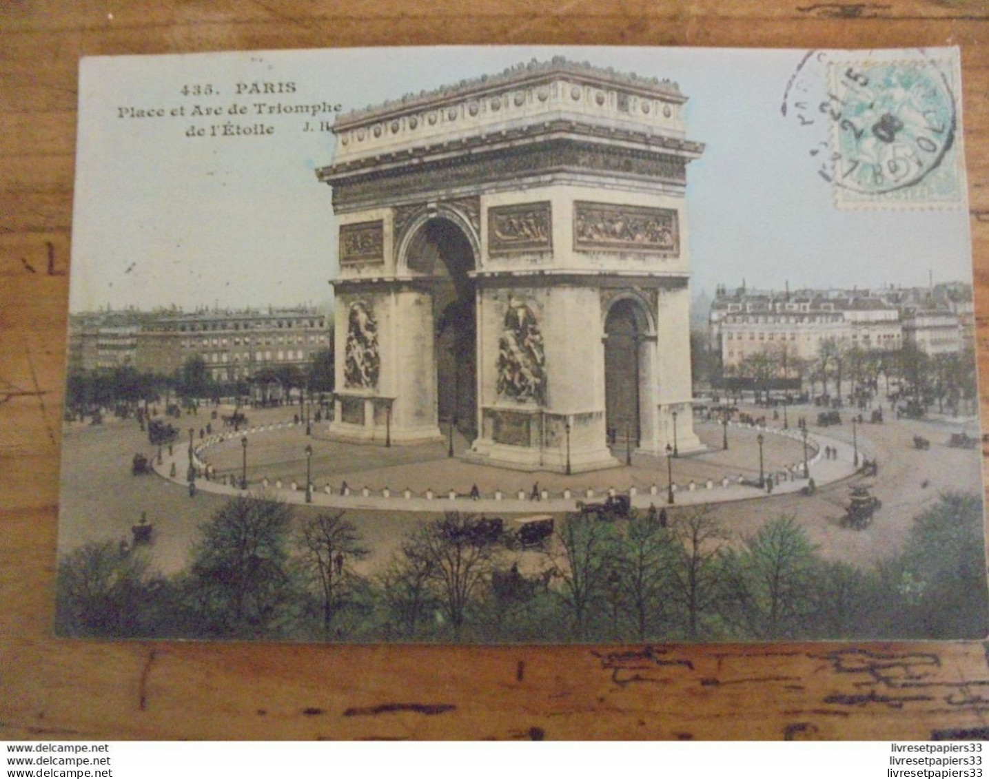 CPA (75) Paris Place Et Arc De Triomphe De L'Etoile - Triumphbogen
