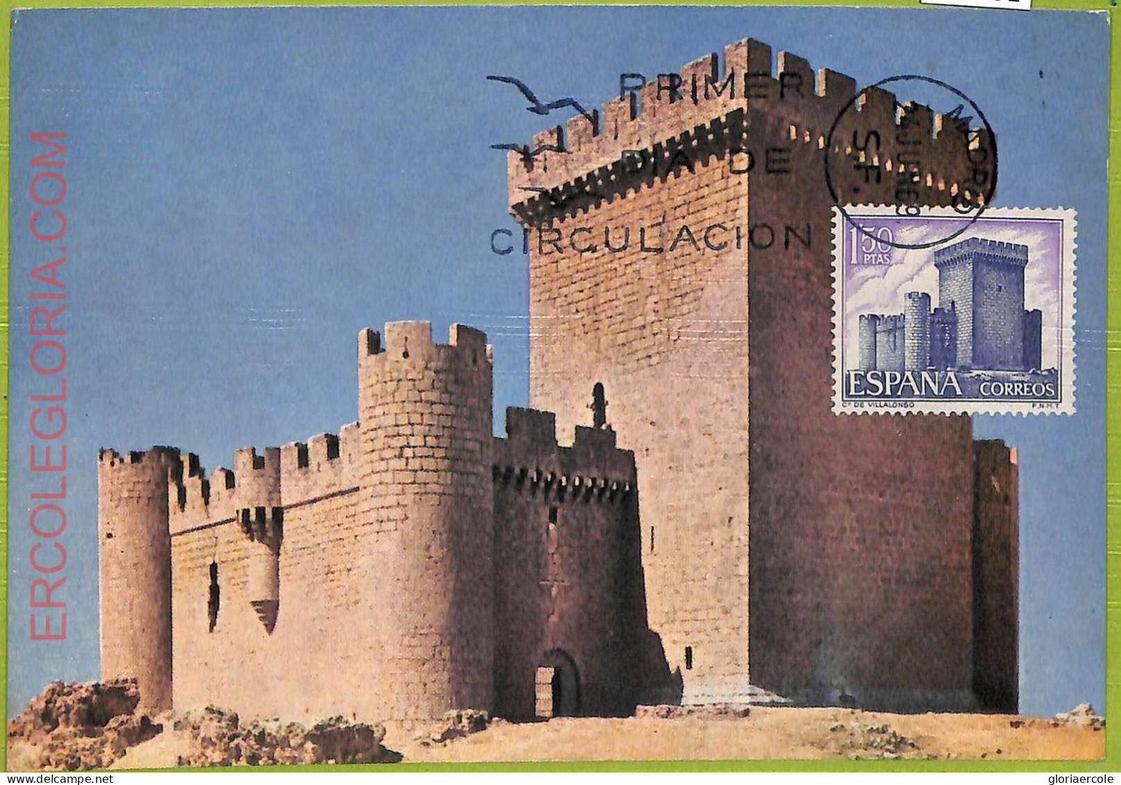 Ad3291 - SPAIN - Postal History - MAXIMUM CARD - 1969 -   ARCHITECTURE - Andere & Zonder Classificatie