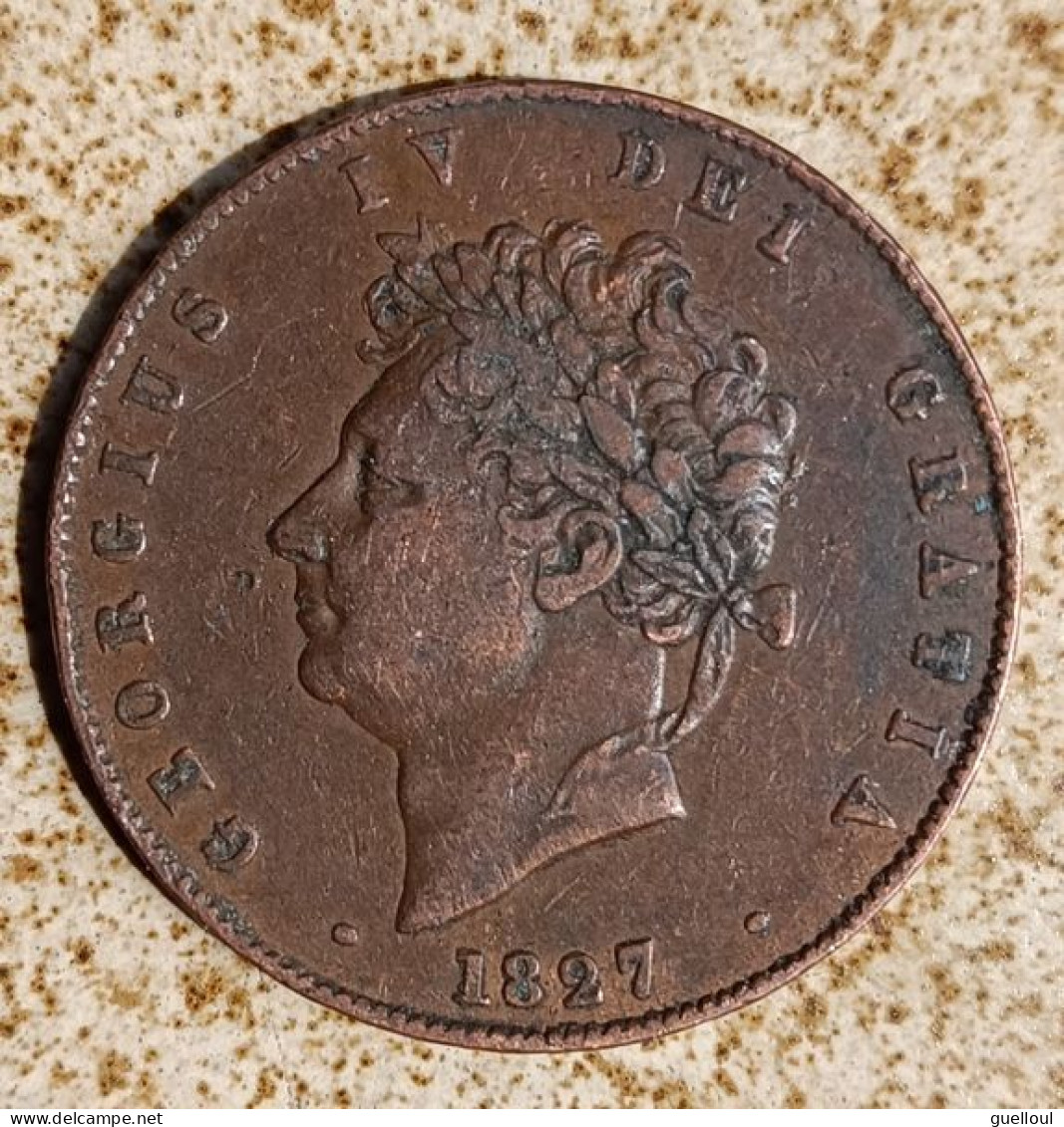 Pièce Anglaise Georgius Iv De 1827 - Vrac - Monnaies