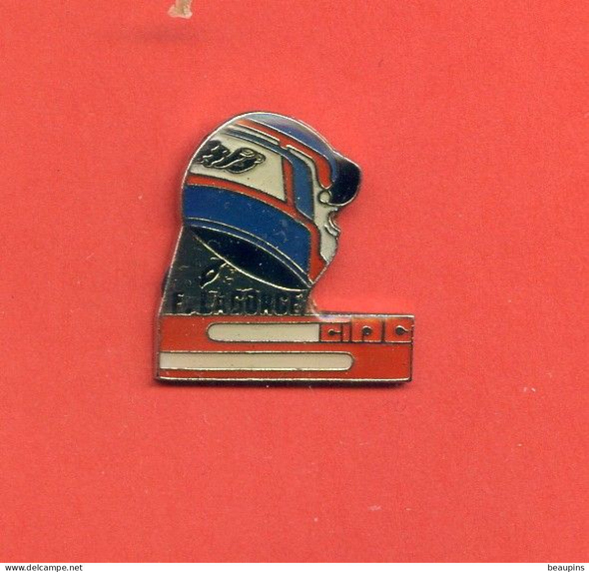 Rare Pins Casque Moto ? F.lagorce U.katayama 1993 ?? Fr912 - Motos